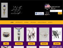Tablet Screenshot of janeirisdesigns.com